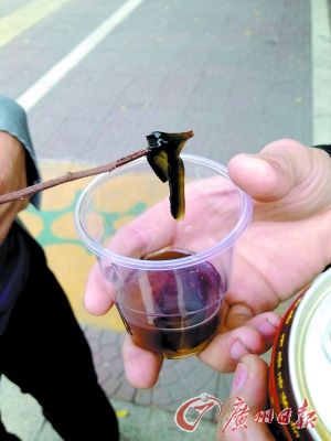 罐装凉茶有黑白沉淀物 2岁儿童饮后当场呕吐