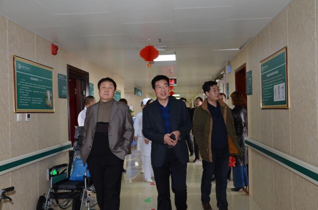 省市领导到唐县中医医院进行考察调研指导工作